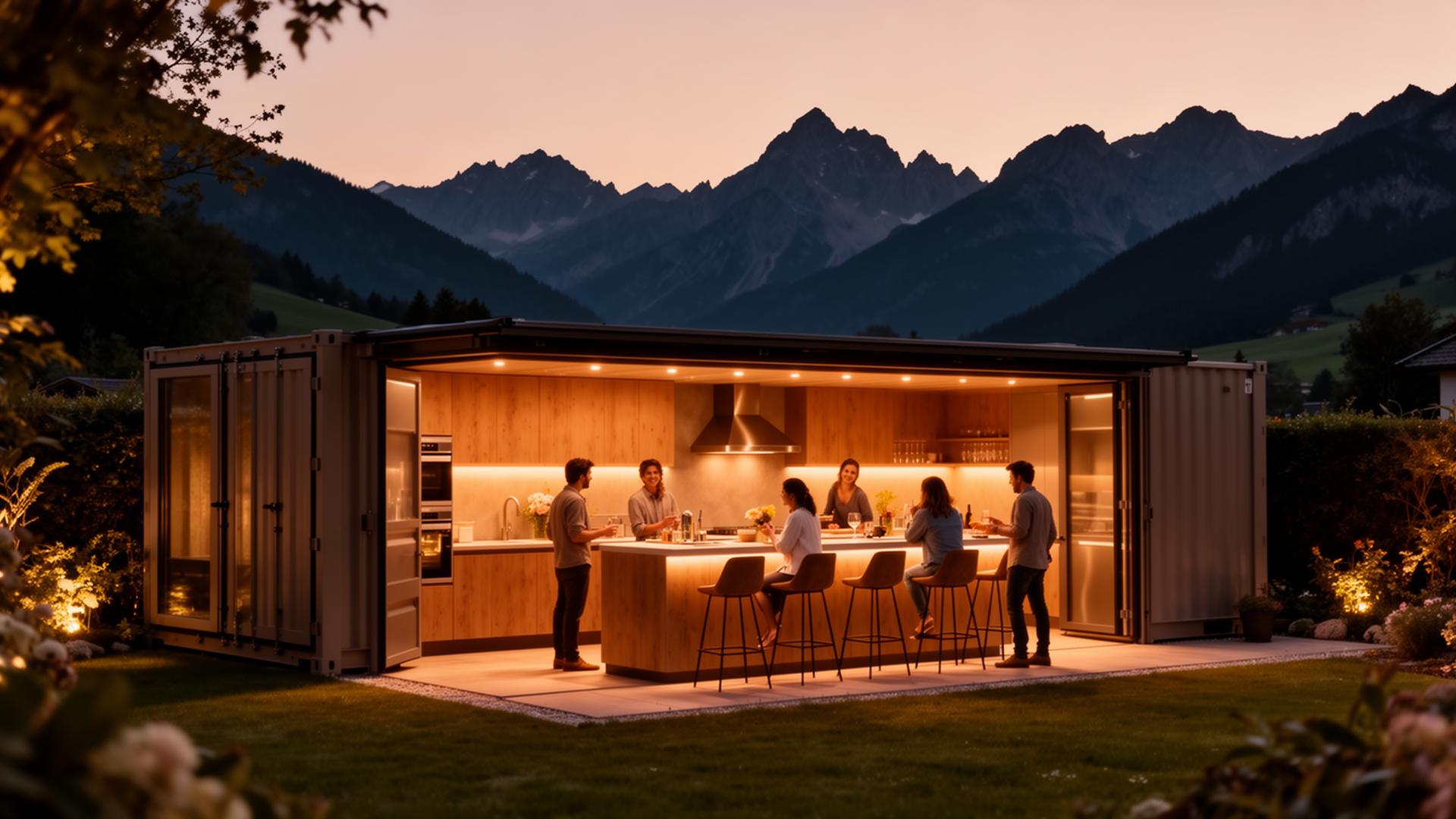 FLAMMENWERK Outdoor Kitchen Pod